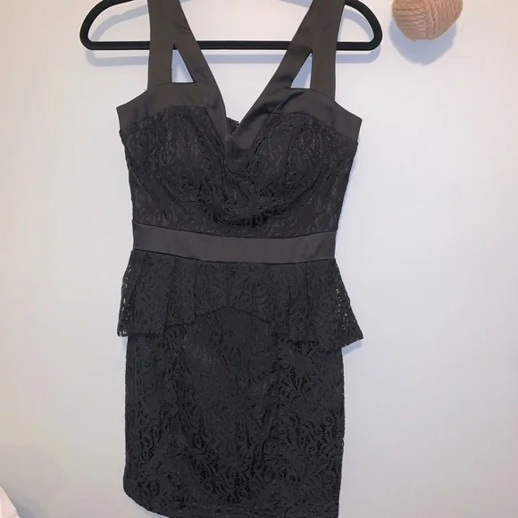 chinese dress ladies Nazz Collection Rose Gold XOXO Lace Mini Dress